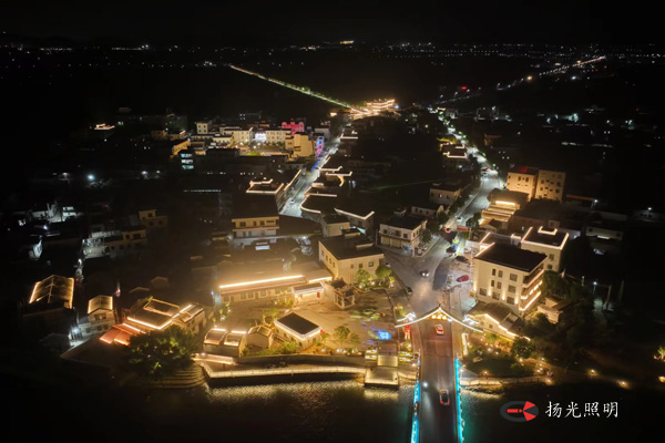 海豐鷺影禾香鄉村示范基地夜景照明設計施工